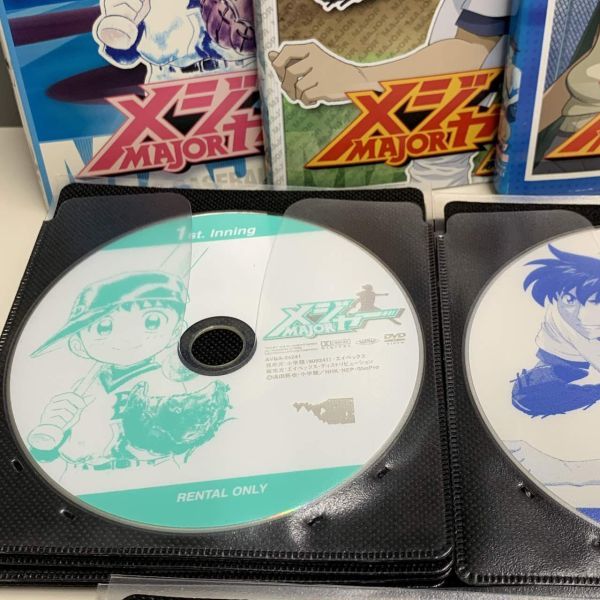 在庫有】 【レンタル版】MAJOR 全54巻セット ※ケース無し発送 シール