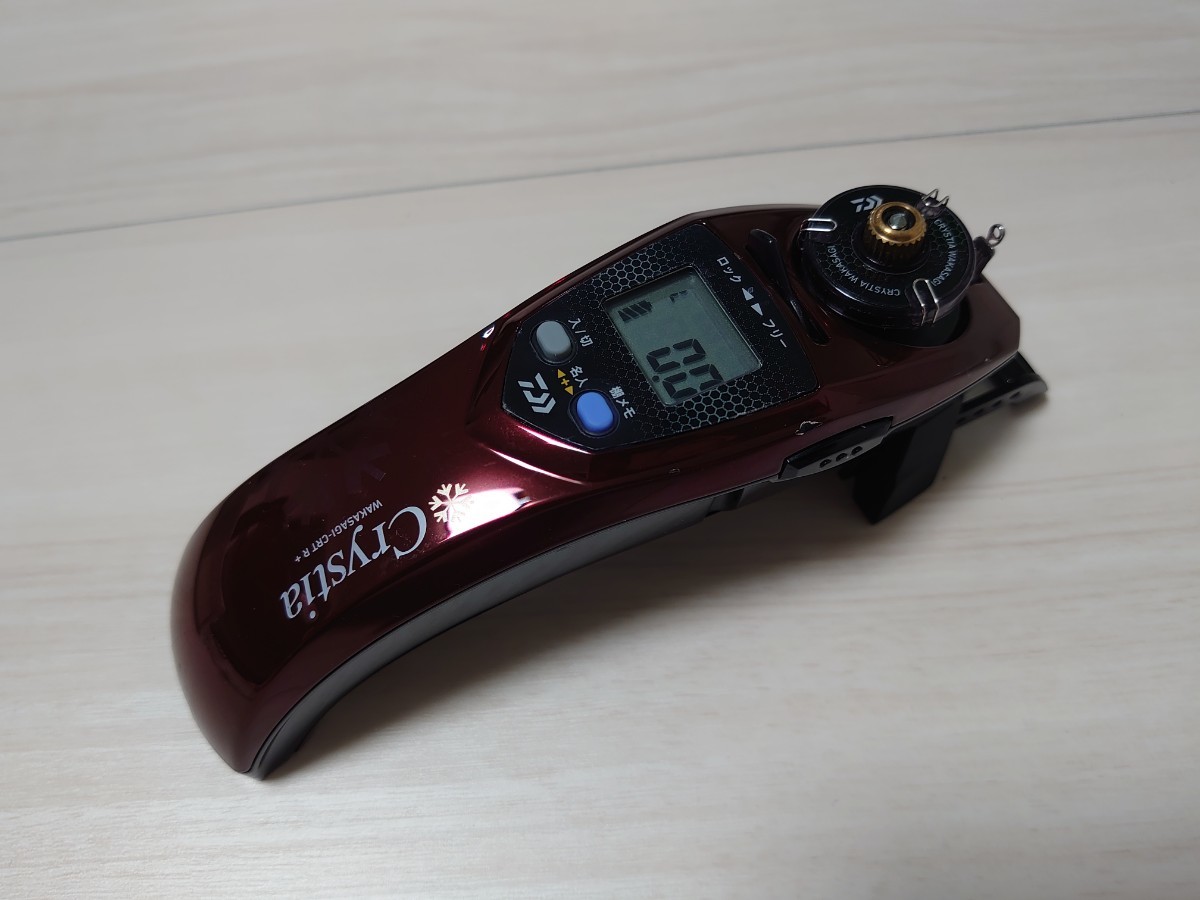 ダイワ クリスティア ワカサギ CRT R+ メタルダークレッド 外部電源α
