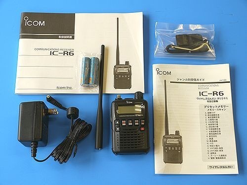  Icom IC-R6 широкий obi район ресивер приемник беспроводной .... специальный specification 799 вид install частота список черный 