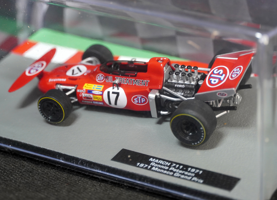 □□28　マーチ711　ロニー・ピーターソン　1971　F1マシンコレクション1/43　デアゴスティーニ　模型のみ未開封_画像3