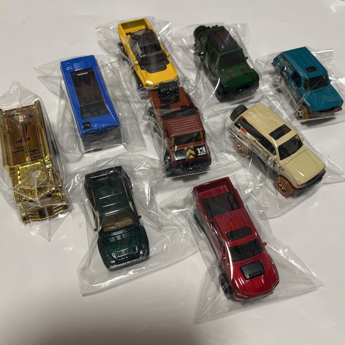 まとめ売り　ホットウィール　ミニカー　デコトラ　ランクル　GRX ジープ　ハマー　9点セット