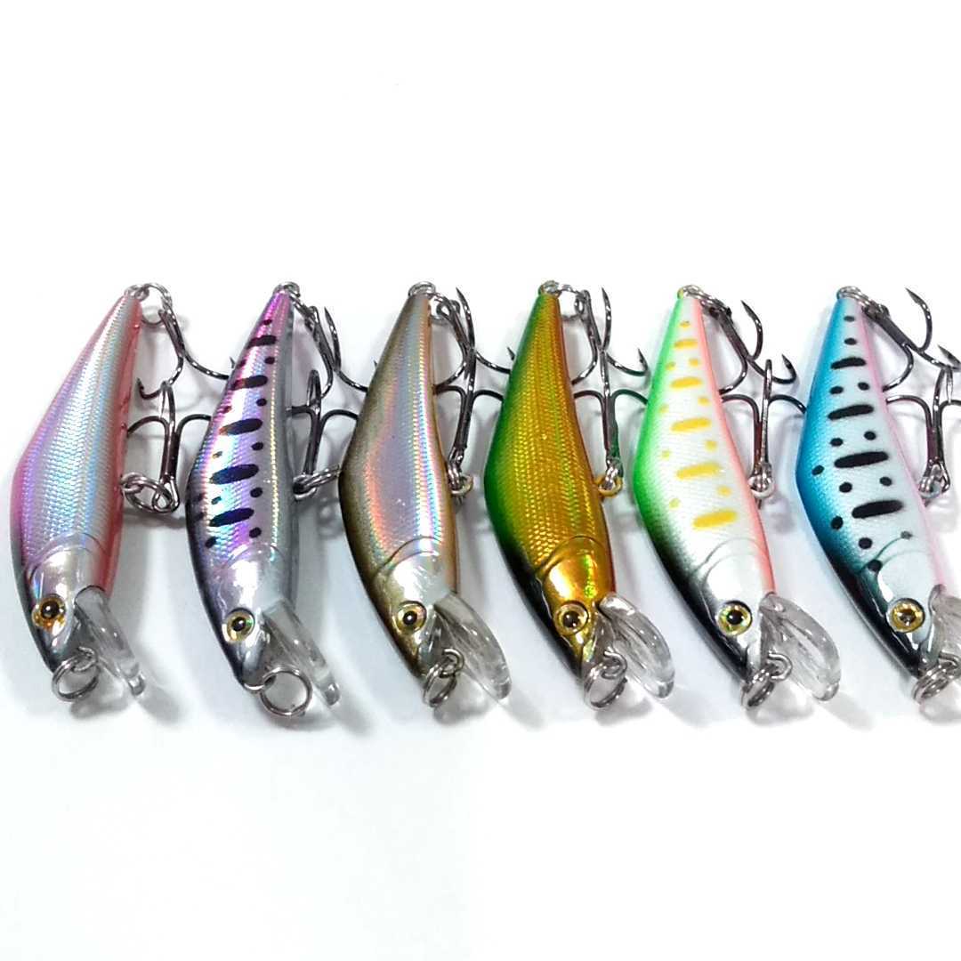 送料無料安心取引!トラウト渓流ミノー 63mm 5.5g 6個セット