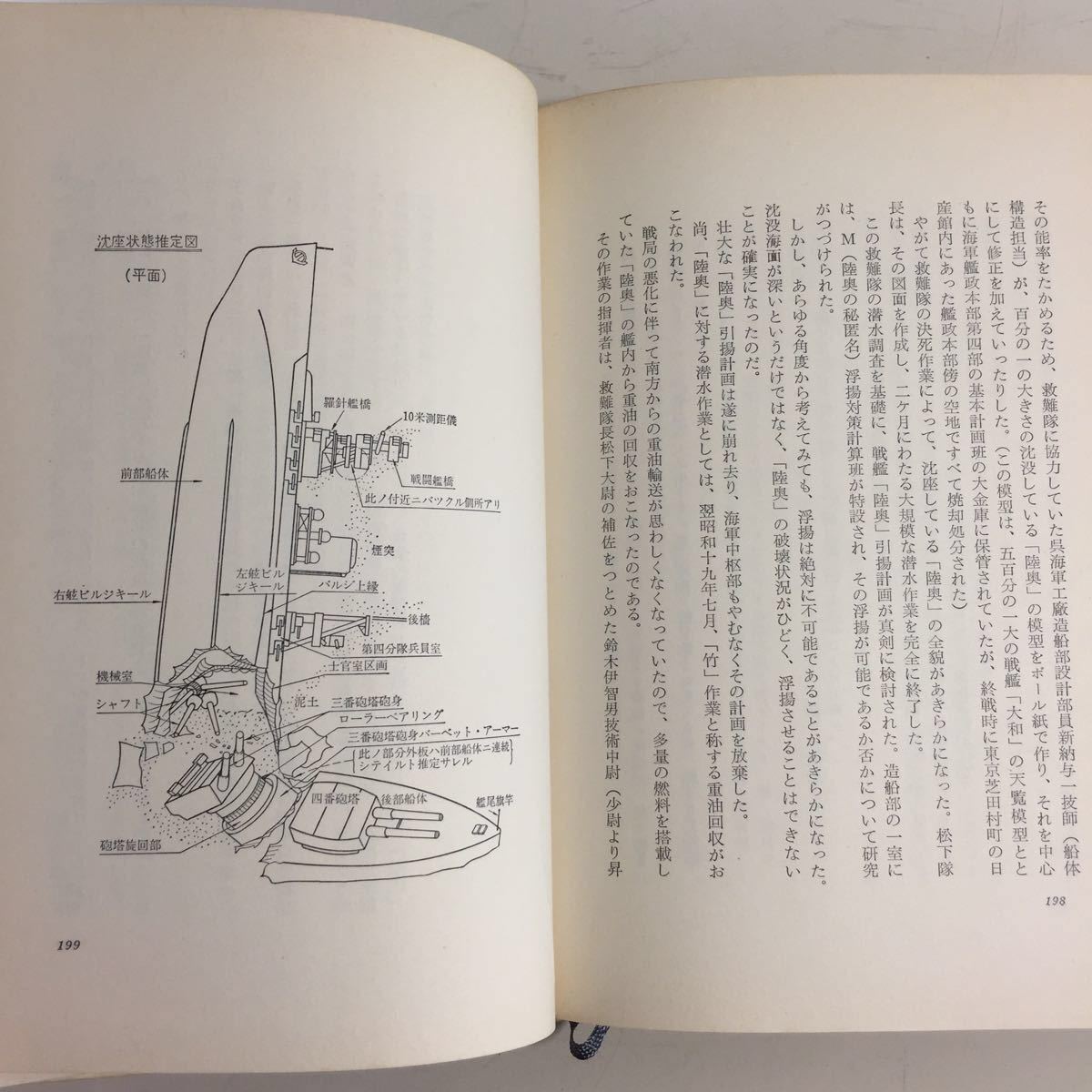 陸奥爆沈 吉村昭 昭和45年 初版 新潮社 書籍 本_画像6