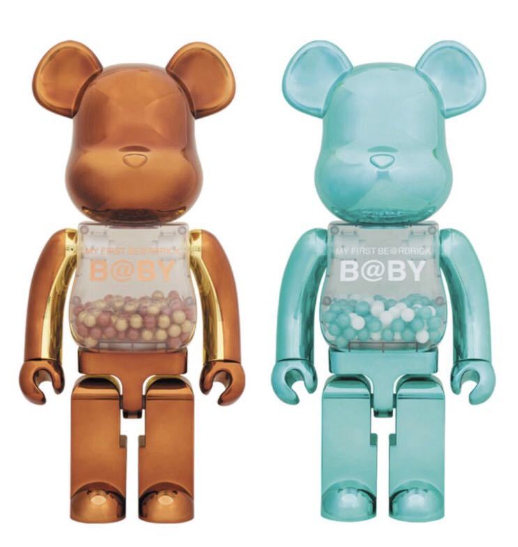 【2件套】紀念品超級合金MY FIRST BE @ RBRICK B @ BY MEDICOM TOY EXHIBITION \x26#39;18 Medicom玩具熊磚展Chiaki 原文:【2体セット】記念商品 超合金 MY FIRST BE@RBRICK B@BY MEDICOM TOY EXHIBITION '18 メディコムトイ ベアブリック エキシビション 千秋