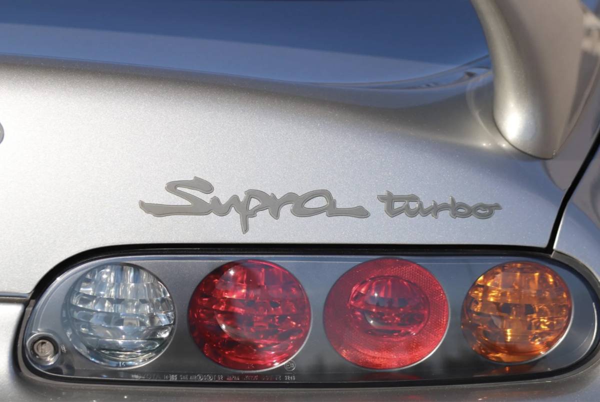USトヨタ純正 96-98 TOYOTA SUPRA turbo スープラ ターボ エンブレム USDM北米JDM JZA80 A80系 後期 TRD TOMS_画像10