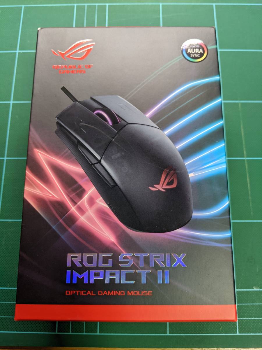 ASUS ROG STRIX IMPACT II 有線 ゲーミングマウス_画像1