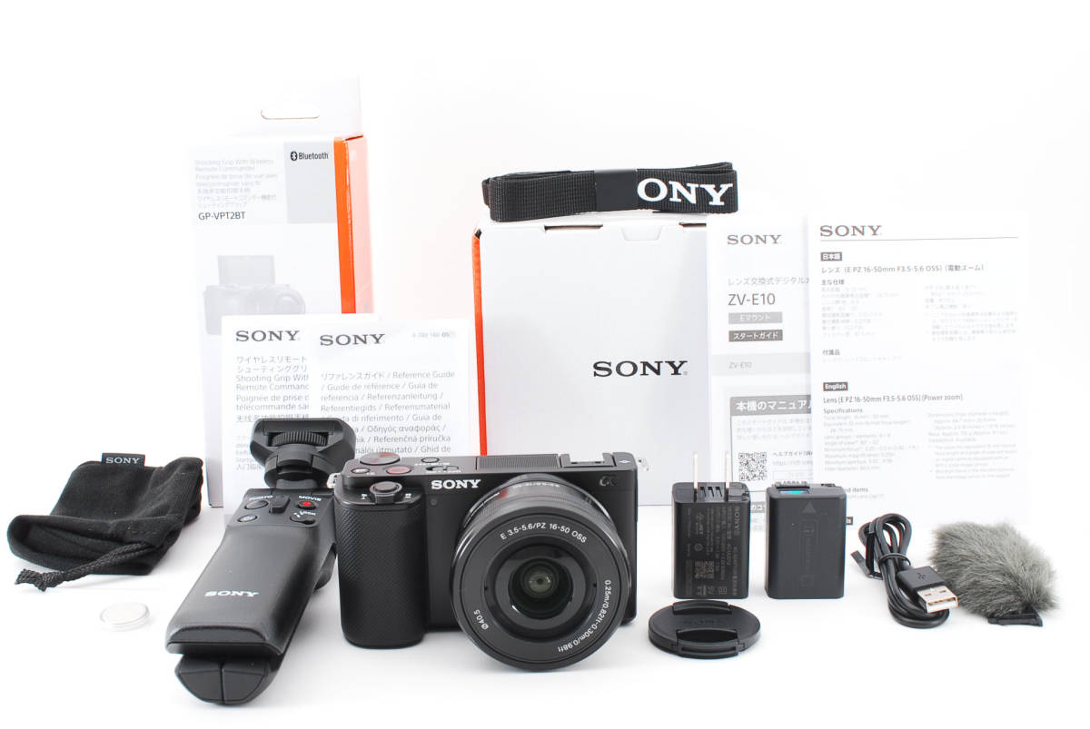 新品】【グリップセット】SONYソニー ミラーレス一眼カメラ VLOGCAM ZV