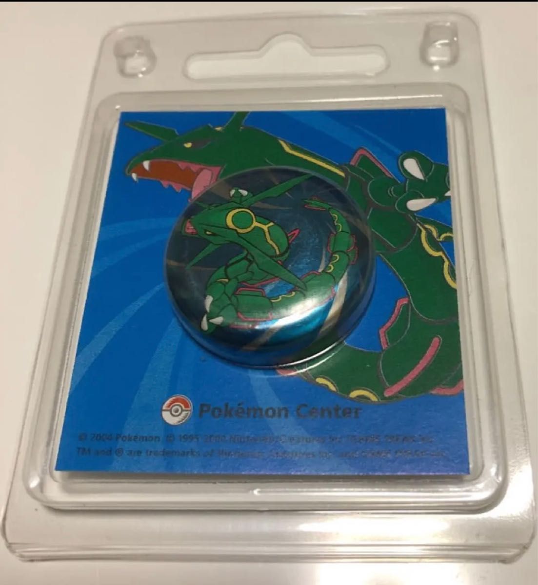 ポケモン 缶バッジ レックウザ 【ポケモンセンター2004年 ポケモン 缶バッジ レックウザ 【ポケモンセンター2004年