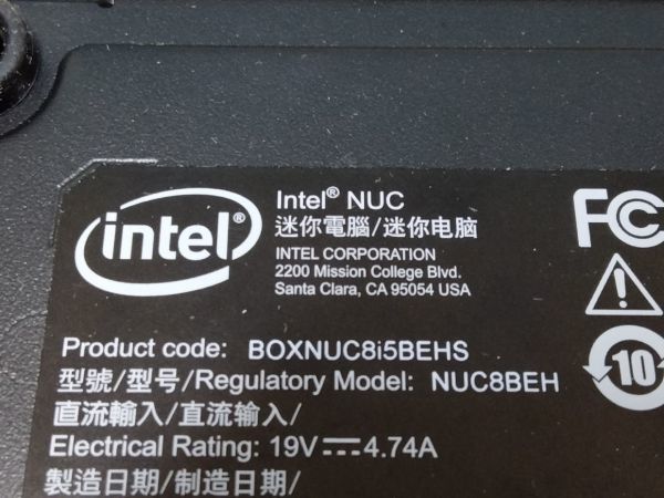 ☆送料無料☆ INTEL インテル i5-8260U windows11 対応 小型ベアボーン
