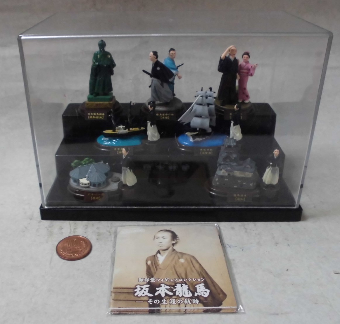 122 全7種 海洋堂フィギュアコレクション 坂本龍馬その生涯の軌跡 組立品/ケース入　_画像4