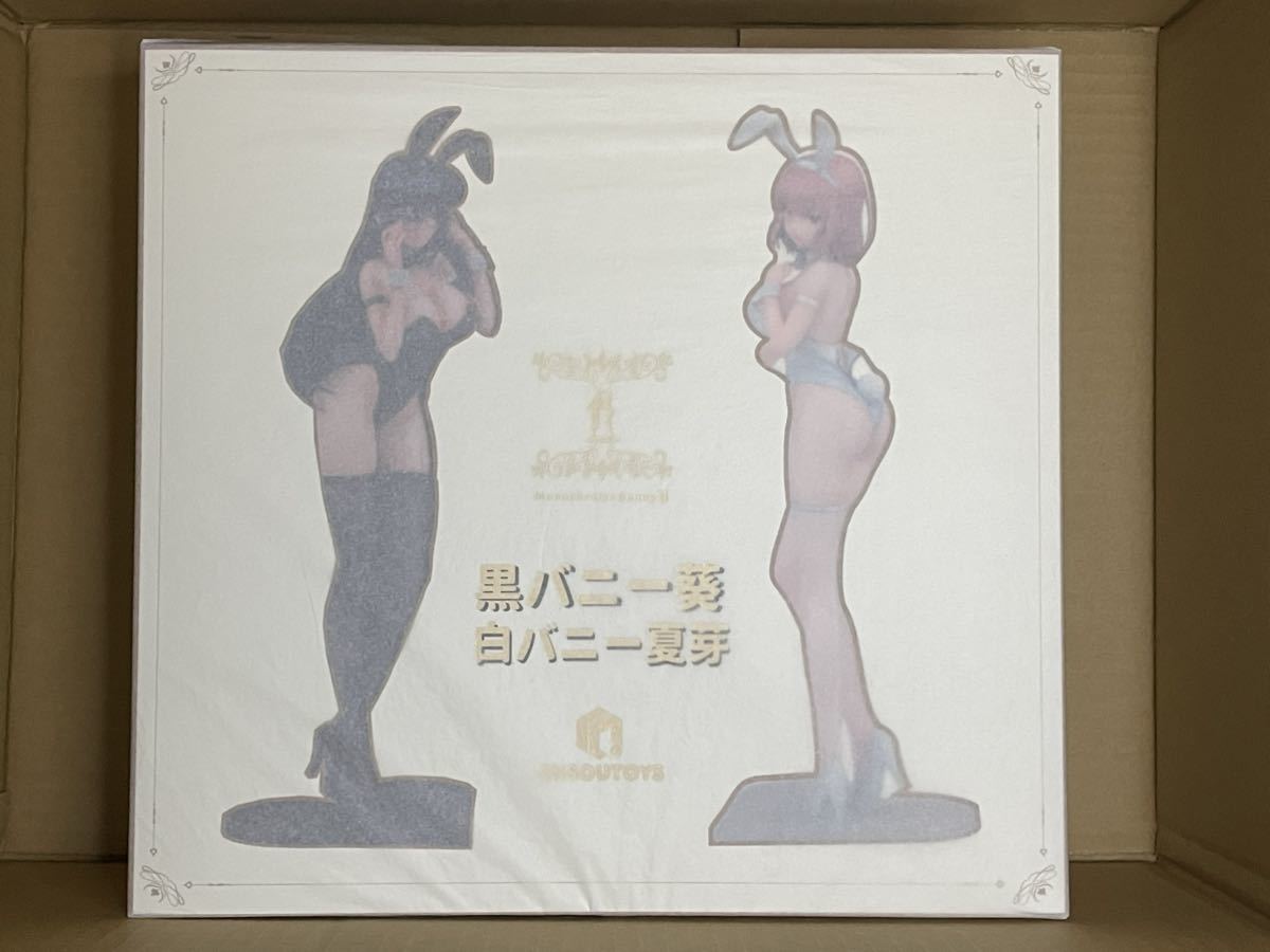福袋売れ残りセール オリジナルキャラクター イコモチ 新品未開封 黒バニー葵&白バニー夏芽 エンソウトイズ 完成品フィギュア 1/6 2体セット その他