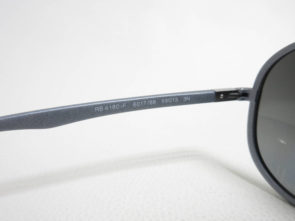 11366◆【SALE】RayBan レイバン LITEFORCE サングラス【 RB4180-F 6017/88 59□13 】MADE IN ITALY 中古 USEDの画像7