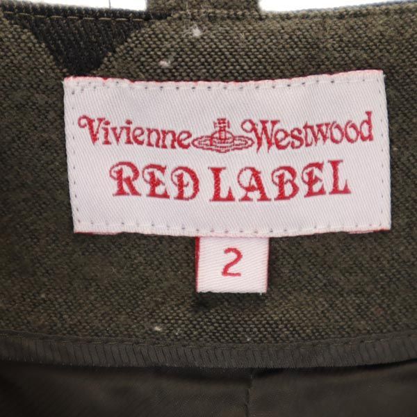 ヴィヴィアンウエストウッド レッドレーベル 日本製 ウールブレンド ショートパンツ 2 カーキ Vivienne Westwood レディース 230704_ヴィヴィアンウエストウッド レ 詳細4