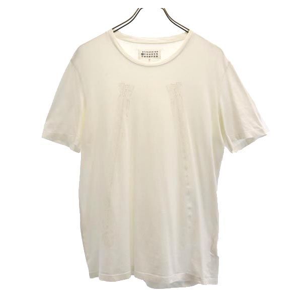 マルタンマルジェラ イタリア製 半袖 Tシャツ 44 ホワイト系 MARTIN MARGIELA メンズ 230712
