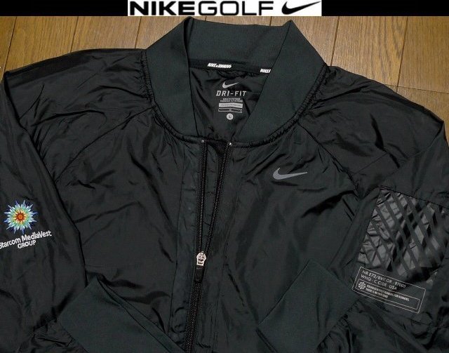 L(US)XL(JP位)★冬物SALE送料無料★希少 ナイキUSA限定モデル1点物 美品 NIKE アメリカ特注刺繍 防風撥水 速乾除湿 ジャケット日本未発売_画像1