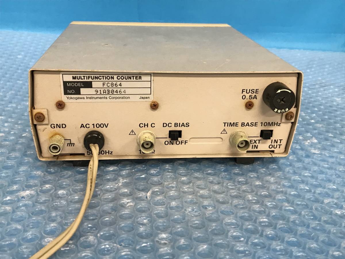 [CK18542] YOKOGAWA FC-864 マルチフンクション・カウンター 現状渡し_画像4