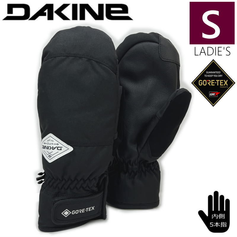 ○ DAKINE SILVIA MITTEN カラー:BLK Sサイズ ダカイン レディース ミトン グローブ スキー スノーボード GORE-TEX_画像1