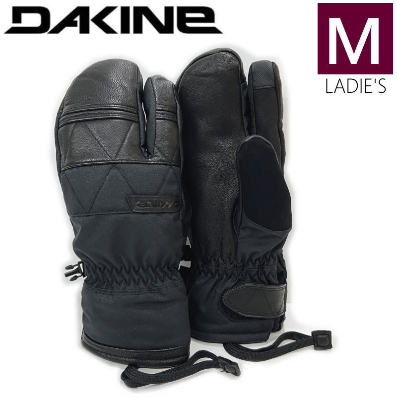 ○ DAKINE FLEETWOOD TRIGGER MITTEN カラー:BLK Mサイズ ダカイン レディース スキー スノーボード ミトン グローブ_画像1