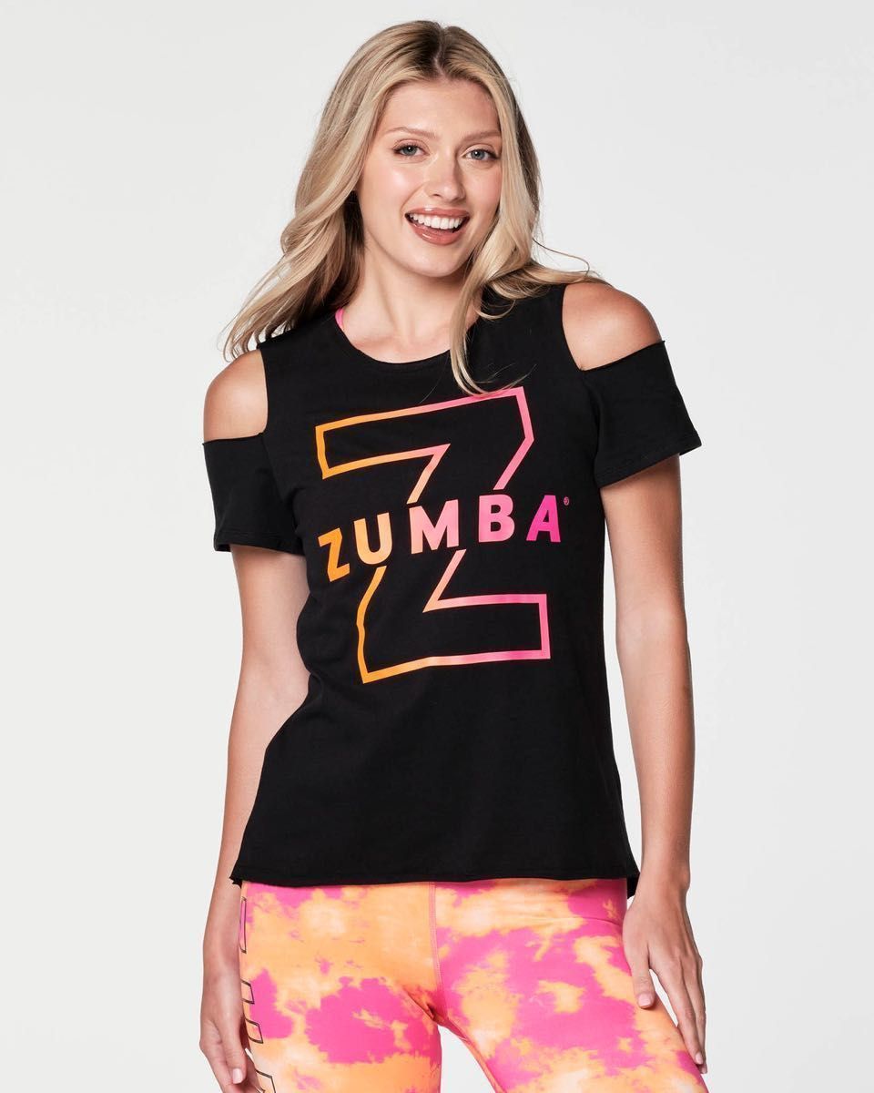 Halto_T29様専用 セットアップ 肩出し 新作 新品ズンバ zumba トップス Tシャツ レディース 黒/S｜PayPayフリマ