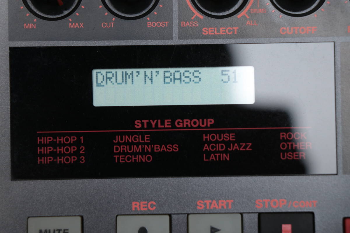 Roland BOSS/ボス ドラムマシン Dr.Groove DR-202 TR-909/808/707 動作
