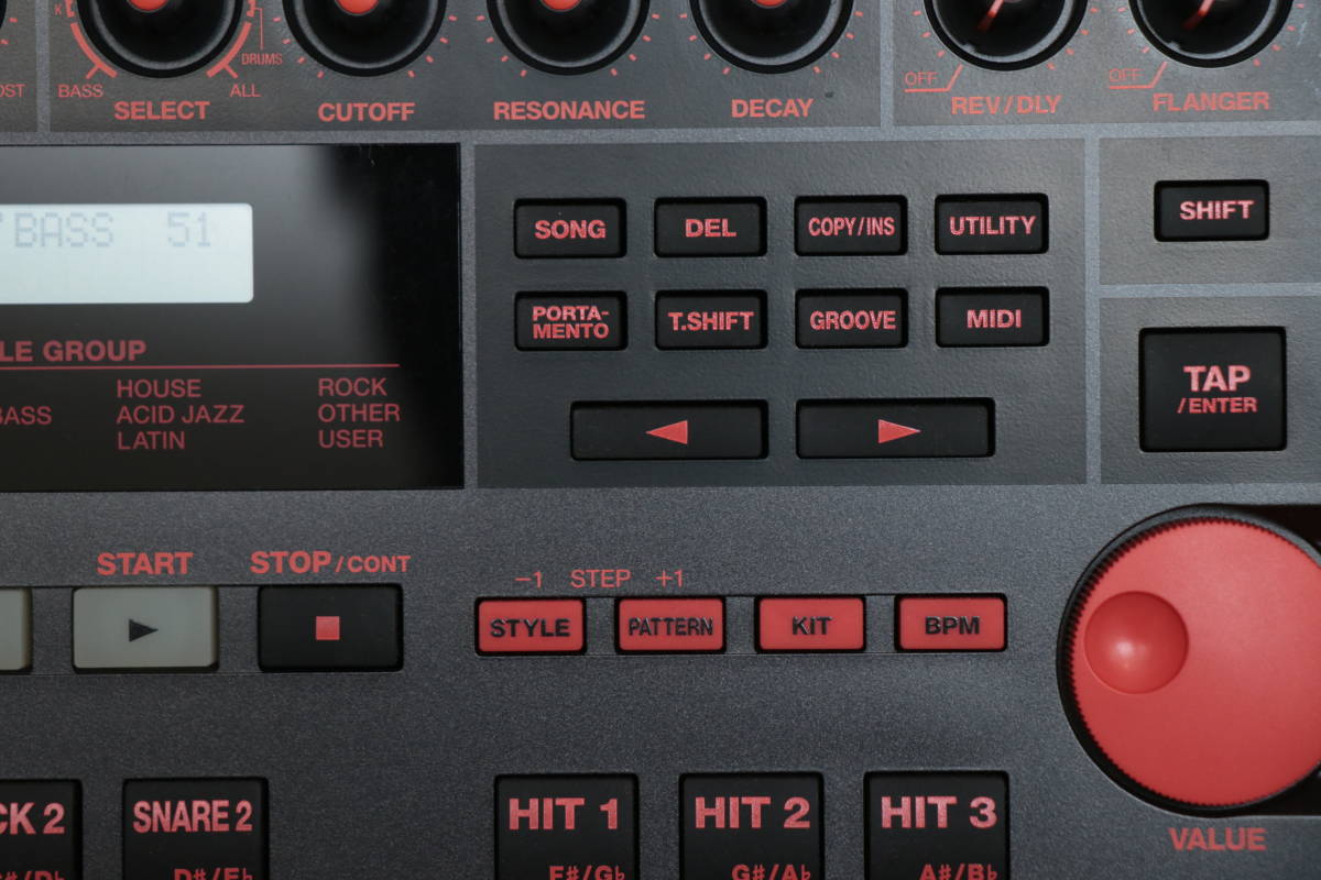 Roland BOSS/ボス ドラムマシン Dr.Groove DR-202 TR-909/808/707 動作