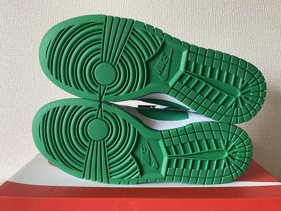 ナイキ ダンク ハイ グリーン/ホワイト 新品 25.5cm Nike Dunk High Green/White_画像6