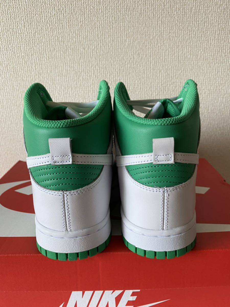 ナイキ ダンク ハイ グリーン/ホワイト 新品 25.5cm Nike Dunk High Green/White_画像5