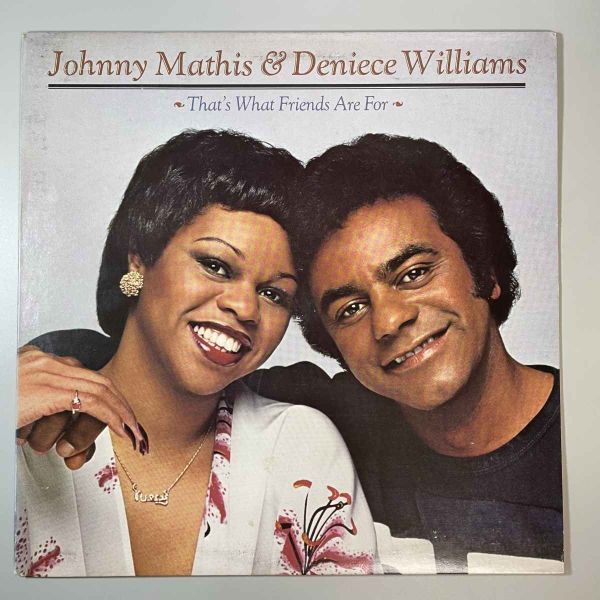 30114★美盤【US盤】 Johnny Mathis & Deniece Williams / That's What Friends Are For_画像1