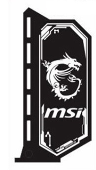 msi  グラフィックカードサポート縦型 3ピンRGBの画像2