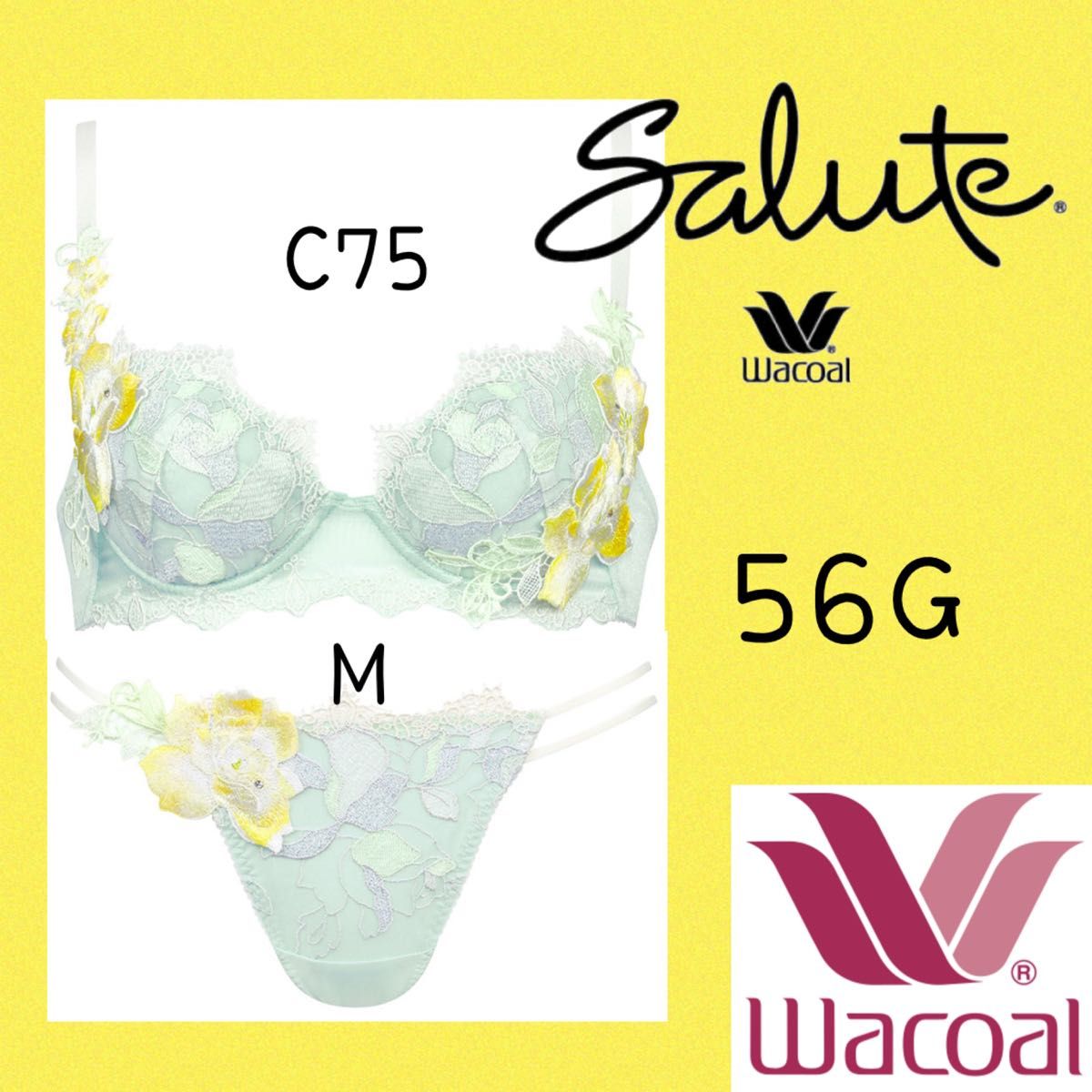 Wacoalサルート５６ｇＰ−Ｕｐ【プッシュアップタイプ】C75  M