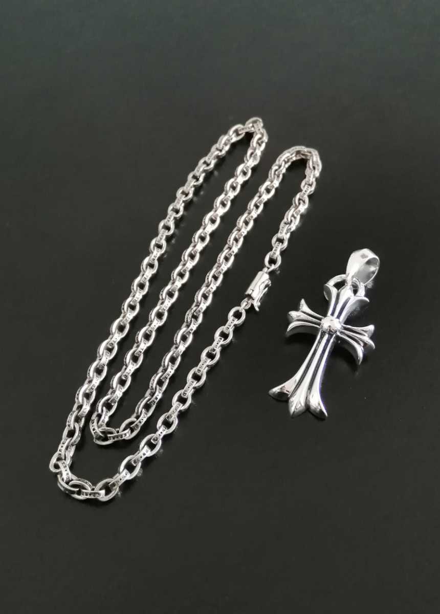 65センチ ペーパーチェーンネックレス ペンダント付き シルバー 65センチ ペーパーチェーンネックレス ペンダント付き シルバー