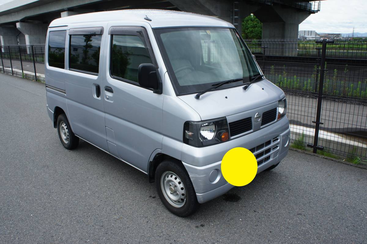 1 jpy start selling out! 23 year Nissan Clipper van Minicab. siblings AT timing belt ending keyless book@ vehicle inspection "shaken" circle 2 year attaching!