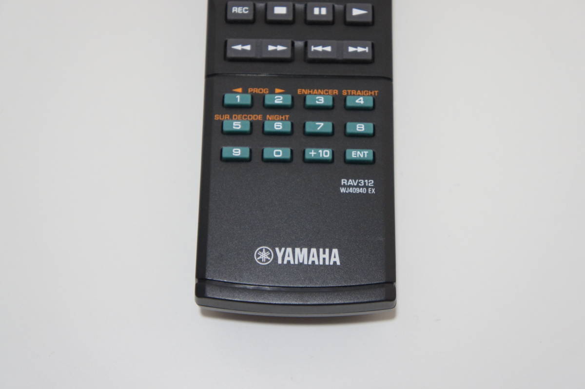 【赤外線出力確認済み】YAMAHA ヤマハ AVアンプ DSP-AX361用 リモコン RAV312 WJ40940 EX_画像3