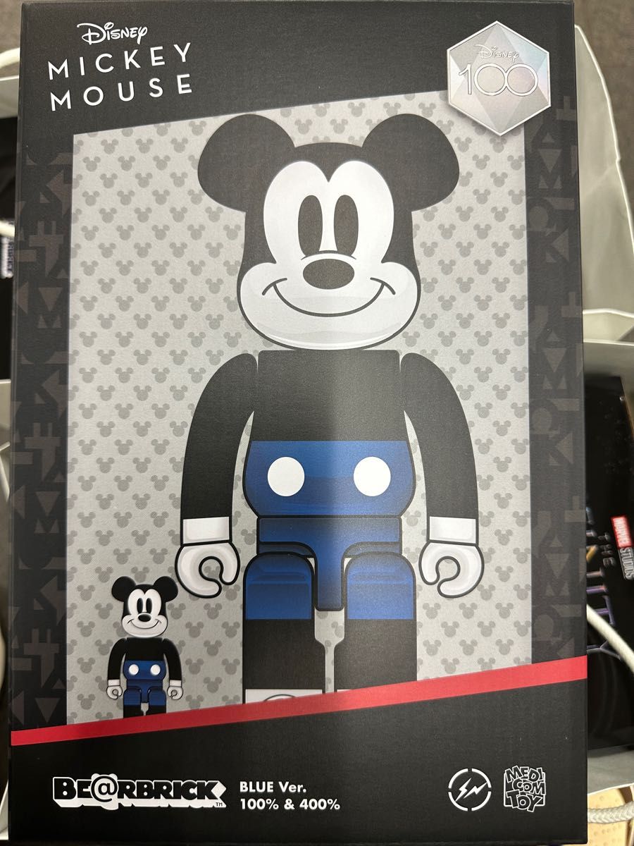 BE@RBRICK ベアブリック fragment Design mickey mouse 100% 400% 新品