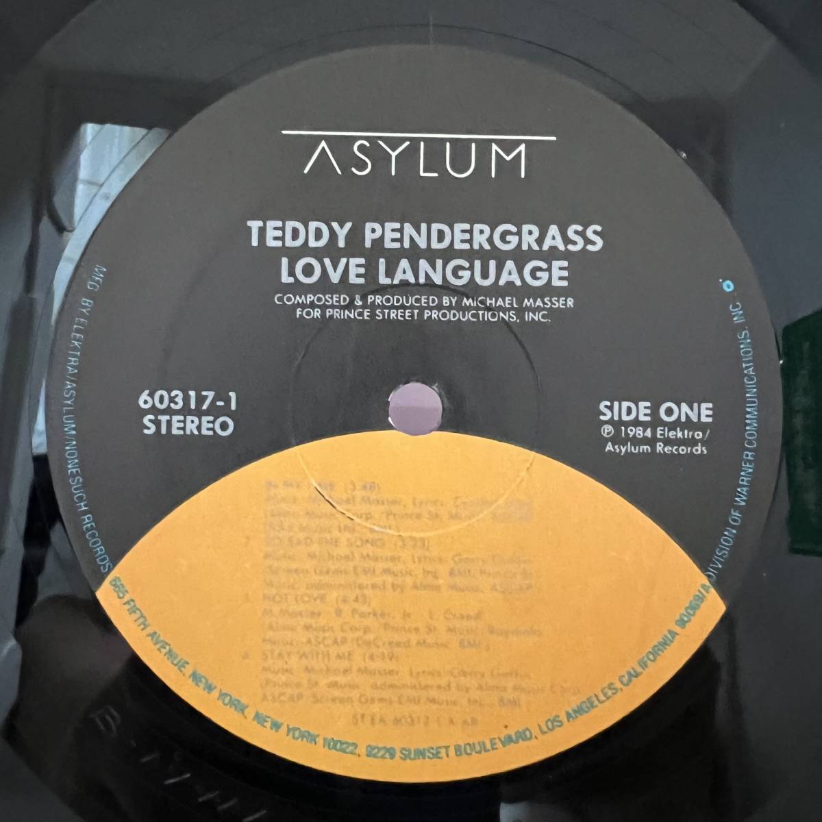 Funk Soul LP - Teddy Pendergrass - Love Language - Asylum - NM - シュリンク付_画像4