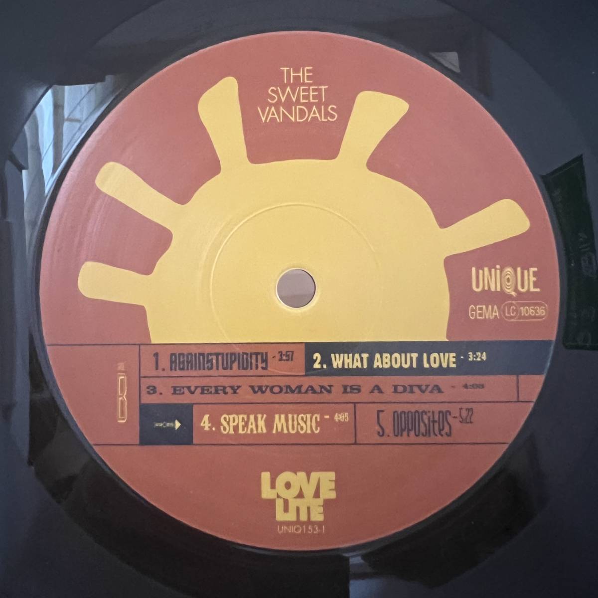 Funk Soul LP - The Sweet Vandals - Lovelite - Unique - NM - シュリンク付_画像4