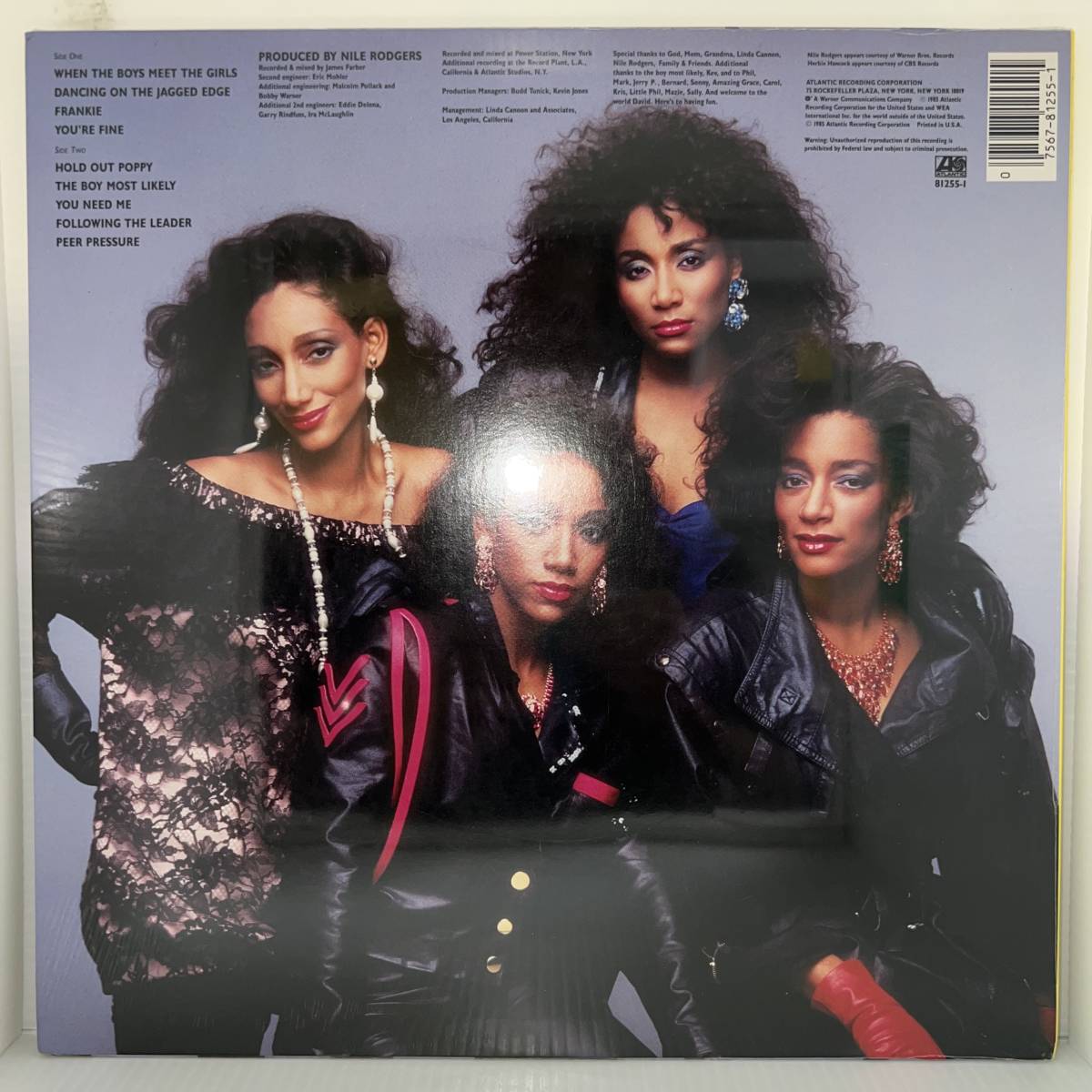 Funk Soul LP - Sister Sledge - When The Boys Meet The Girls - Atlantic - シールド 未開封_画像2