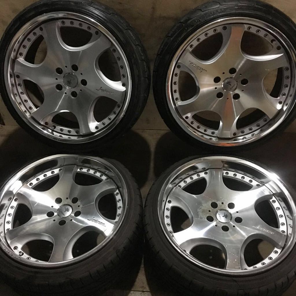 威爾KRANZE Bazureiya19英寸19×9J 35 19×10J 31 5個孔PCD114.3 4設置235 / 35ZR19 225 / 35ZR19 <Br> weds クレンツェ バズレイヤ 19インチ 19×9J +35 19×10J +31 5穴 PCD114.3 4本セット 235/35ZR19 225/35ZR19