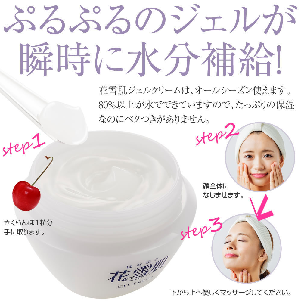 花雪肌 角質クリアジェル plus 200ml/花雪肌 ジェルクリーム 110g 医薬部外品 セット【正規販売店】【送料無料】【販売数370万本突破】_画像10