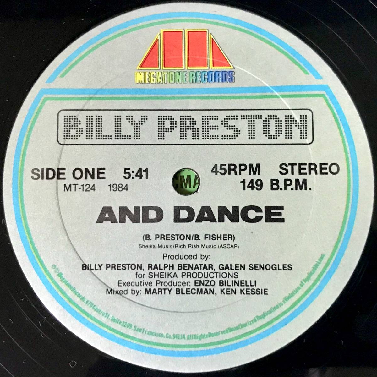 【DISCO】【SOUL】BILLY PRESTON//AND DANCE//KICK-IT//12INCH VINYL/US_画像2
