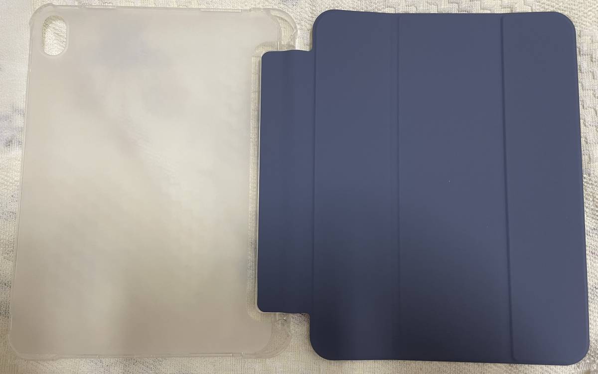 未使用品 新品強化ガラス保護フィルム付き iPad ケース カバー 機種 iPad10.9(第10世代) カラー ラベンダー スタンド機能他の画像4