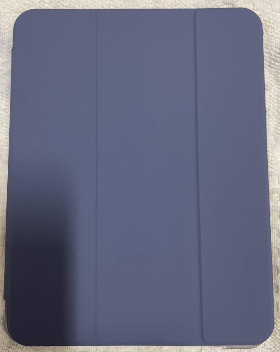 未使用品 新品強化ガラス保護フィルム付き iPad ケース カバー 機種 iPad10.9(第10世代) カラー ラベンダー スタンド機能他の画像5
