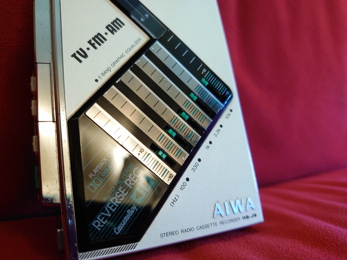 AIWA】HS-J9 Cassette Boy vintage PORTABLE RADIO CASSETTE RECORDER