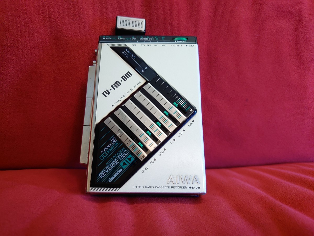 AIWA】HS-J9 Cassette Boy vintage PORTABLE RADIO CASSETTE RECORDER