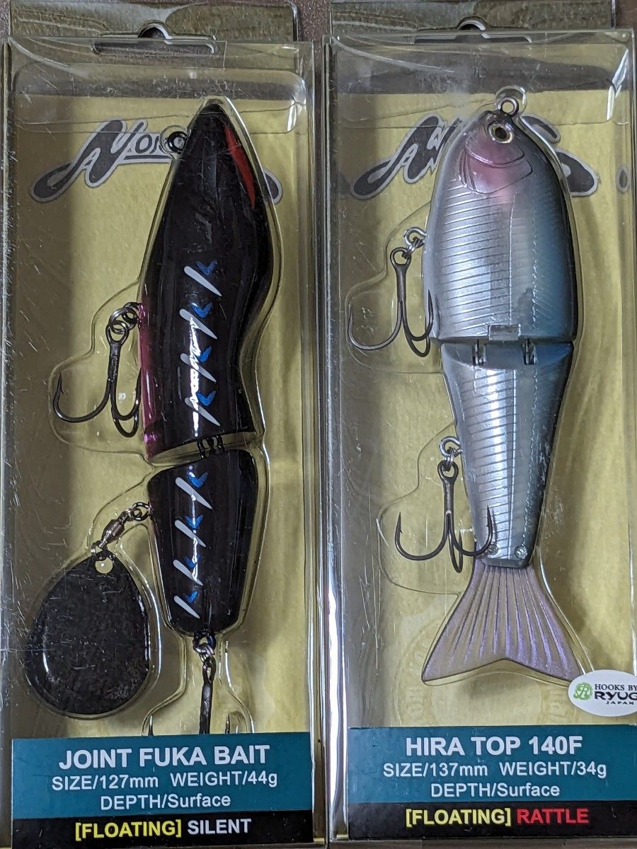 【新品】 ノリーズ ジョイントフカベイト ヒラトップ セット ※価格の相談不可