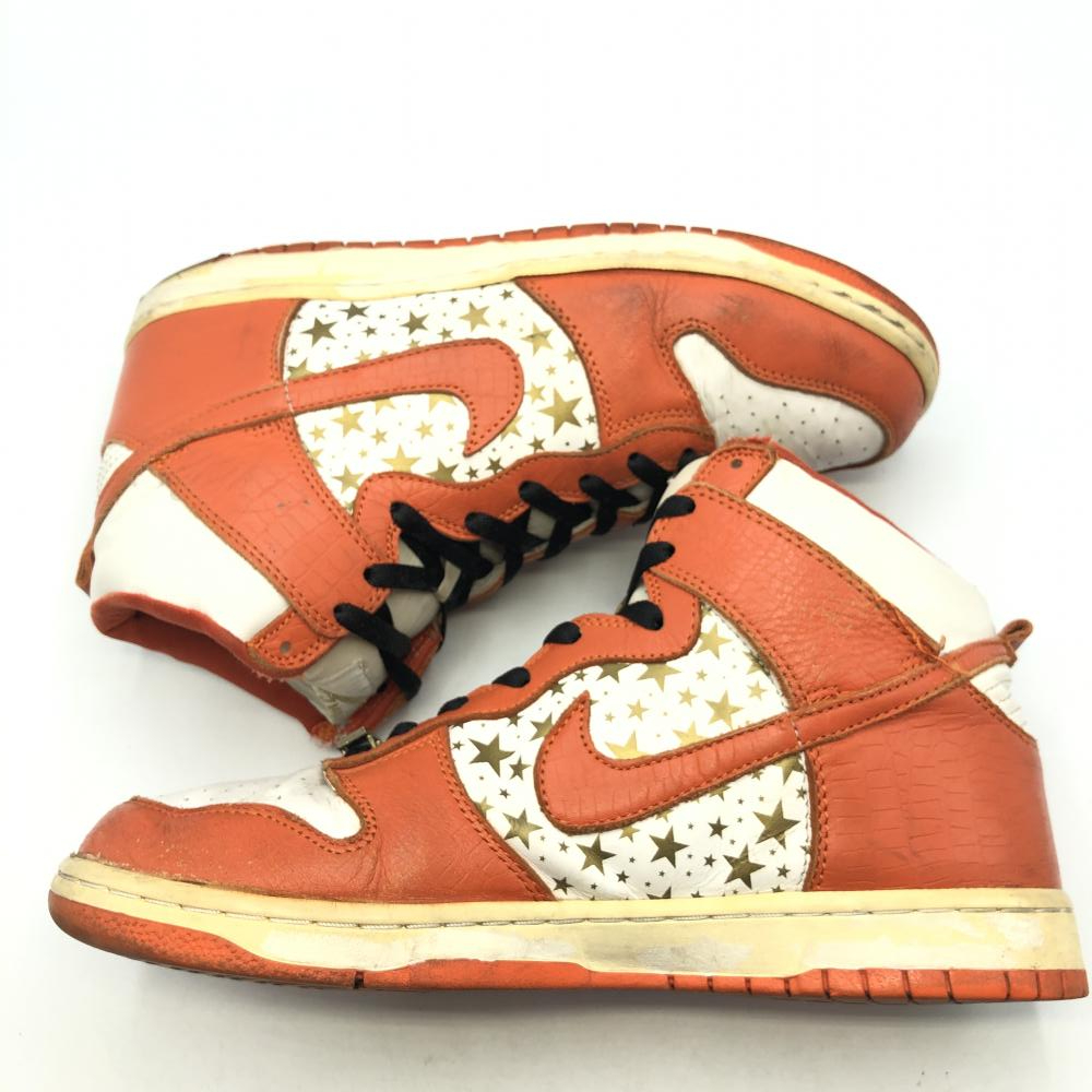 [ used ][ condition consideration ]NIKE × Supreme DUNK HIGH PRO SB Orange size 29cm 307385-181 sole decrease large Nike Supreme [240017567855]