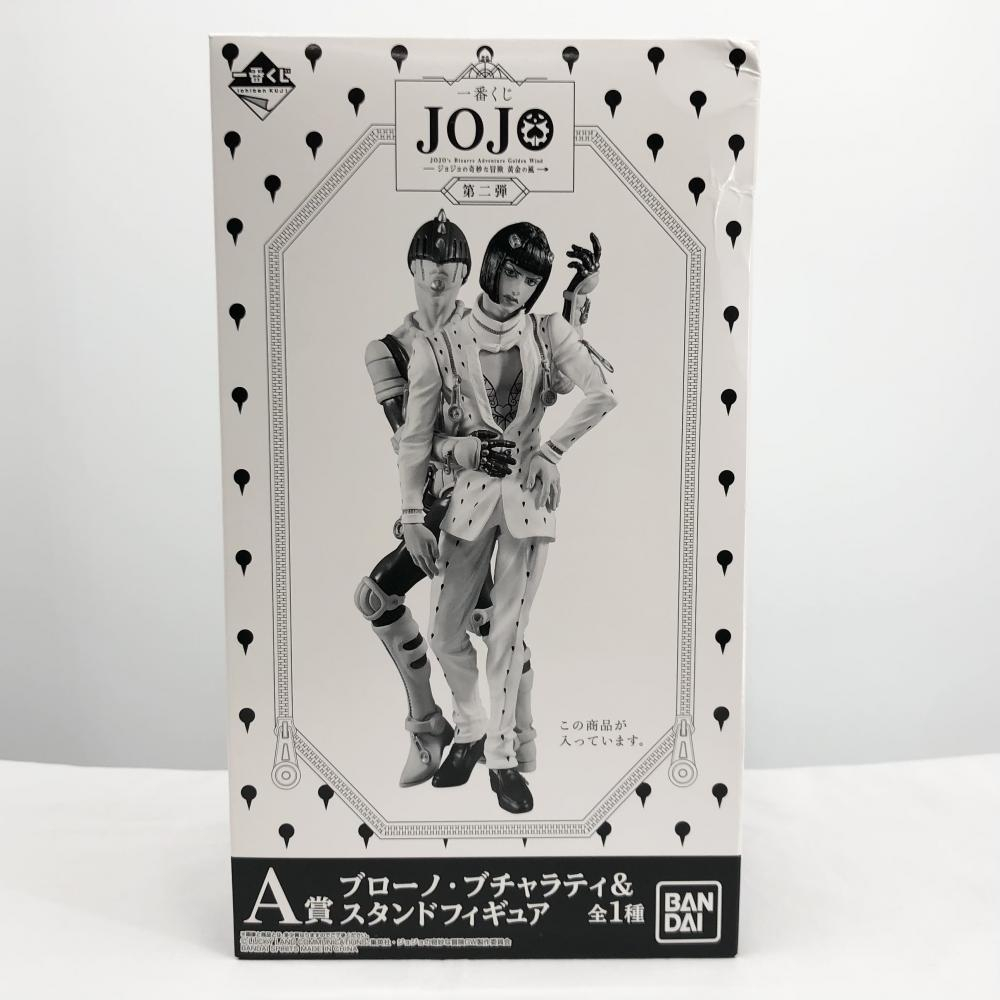 【中古】開封 バンダイ 一番くじ ジョジョの奇妙な冒険 黄金の風 第二弾 A賞 ブローノ・ブチャラティ&スタンドフィギュア