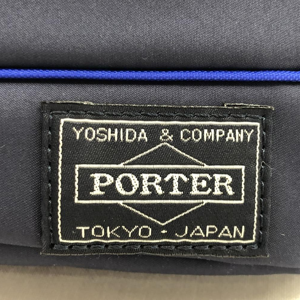 【中古】PORTER GIRL MOUSSE　ムース ウエストバッグ 751-18181 ネイビー 未使用　ポーターガール[240017570441]_画像6