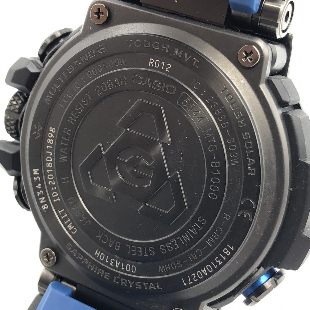 日本最大の 【中古】G-SHOCK MTG-B1000BD-1AJF 腕時計 ブラック ジー