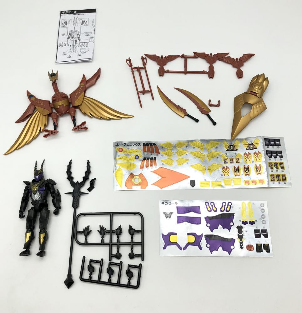 [ used ] present condition . Bandai SO-DO CHRONICLE Kamen Rider Dragon Knight goruto Phoenix &gi Gazelle set [240017502352]